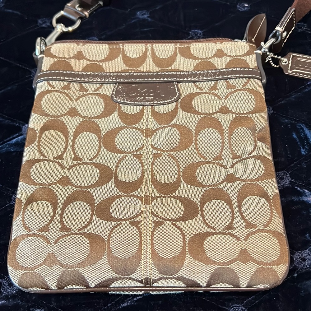 Coach Signature Canvas Crossbody Bag